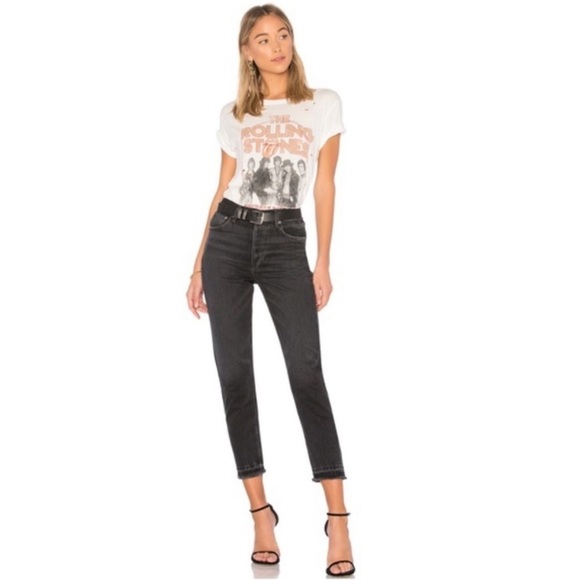 AGOLDE Jamie Straight Jeans in Void Black Style#A077-842 - Picture 11 of 11
